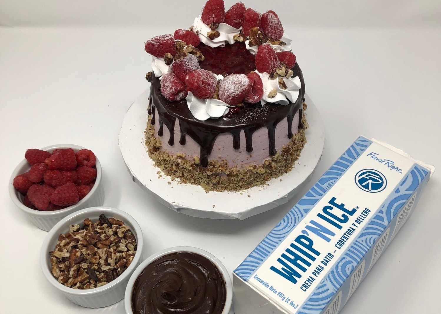 Brownie Raspberry Pecan Torte – FlavorRight