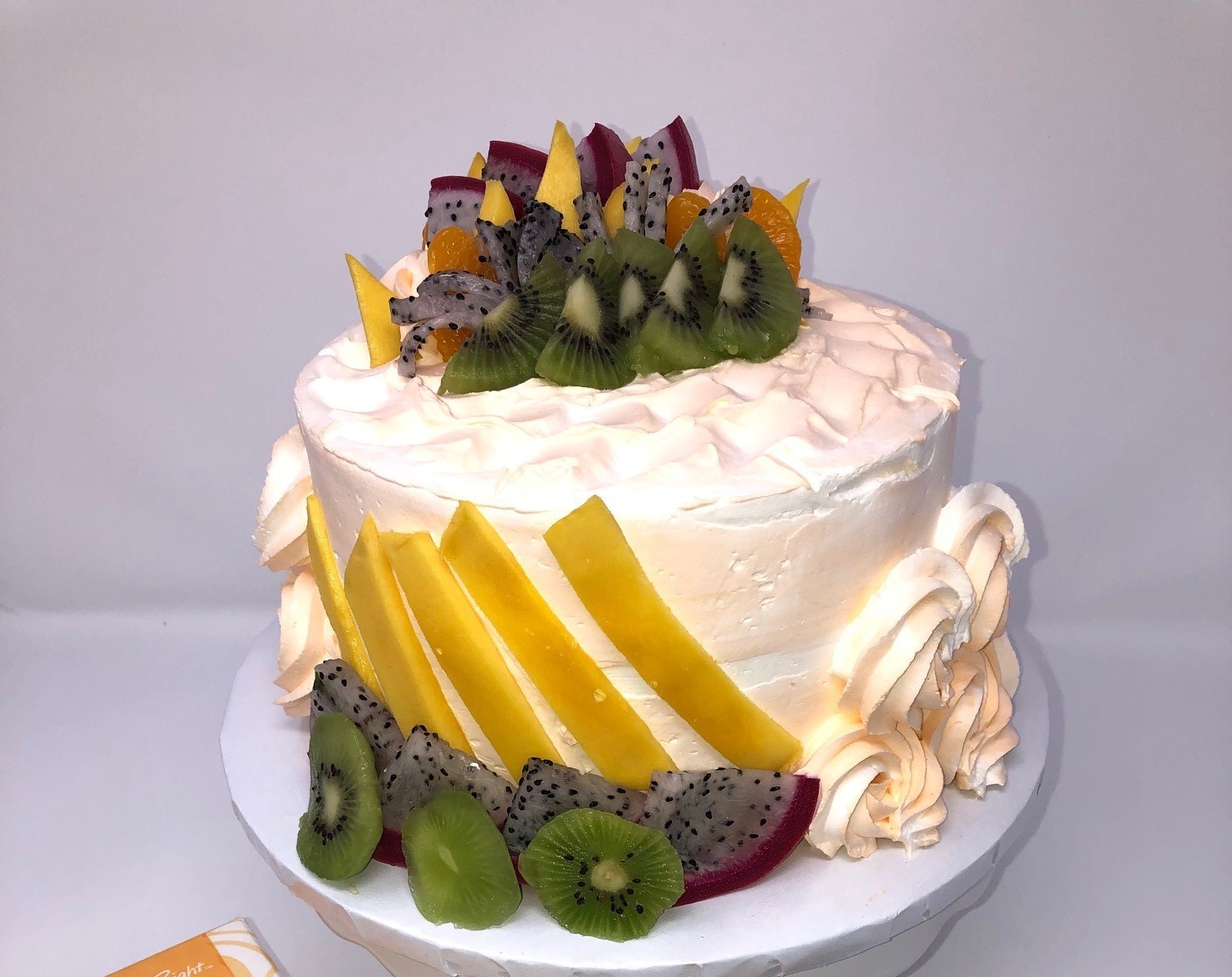 Orange Mango Cream Cake With Fruit – FlavorRight